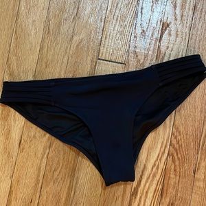 Victoria Secret black bathing suit bottoms, size M